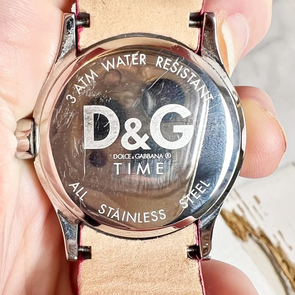 Dolce & Gabbana Fuchsia & Crystal Watch